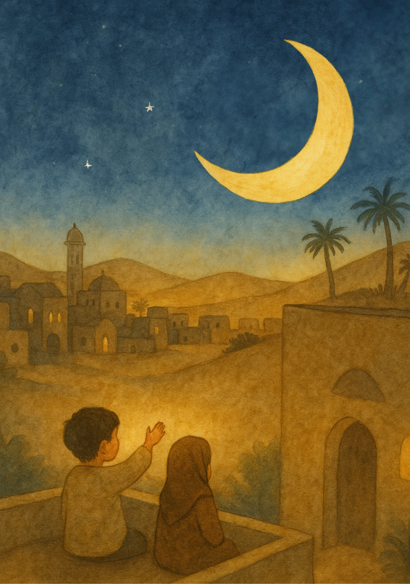 Sous la Lune du Ramadan